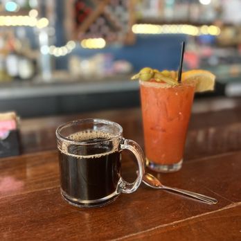 Shadowland - Coffee and a bloody mary - New American Near Me - Seattle, Washington Shadowland - Coffee and a bloody mary - New American Near Me - Seattle, Washington