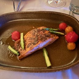 My $52 salmon was so undercooked, it was raw in the center. Not good.