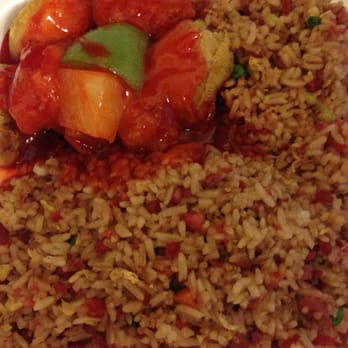 China Garden - Sweet and Sour Pork and Fried Rice - Chinese Near Me - Modesto, California