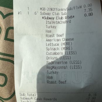 Subway - Sandwiches Near Me - Perris, California