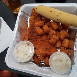 Loxstock & Barrel - Cajun fish fry with potato barrels