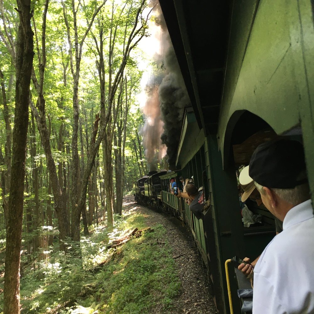 Cass Scenic Railroad - Train in motion - Parks Near Me - Cass, West Virginia Cass Scenic Railroad - Train in motion - Parks Near Me - Cass, West Virginia