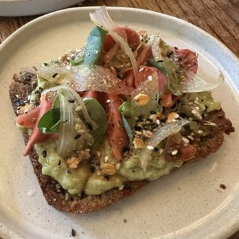 Cafe Lolo - Fava bean toast - American Near Me - Seattle, Washington