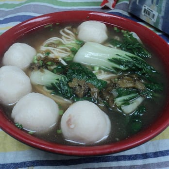 Hand Pull Noodle and Dumpling House - Fish Ball Noodle Soup - Chinese Near Me - Brooklyn, New York