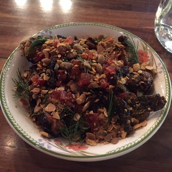 Clementine - Fried Brussels sprouts with barberry jam and pumpkin seeds - Cafes Near Me - Winnipeg, Manitoba Clementine - Fried Brussels sprouts with barberry jam and pumpkin seeds - Cafes Near Me - Winnipeg, Manitoba
