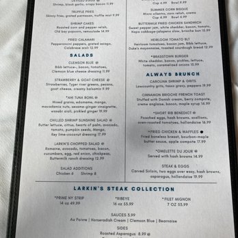 Larkin's - Steakhouses Near Me - Greenville, South Carolina
