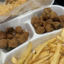 Wings Plus 3 - Whitening dinner w/t fries and okra
