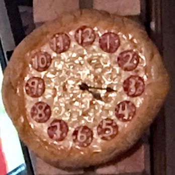 Nancy's Pizza - Nancy has the perfect clock right by the take out window. It's always pizza time! - Pizza Near Me - Niles, Illinois Nancy's Pizza - Nancy has the perfect clock right by the take out window. It's always pizza time! - Pizza Near Me - Niles, Illinois
