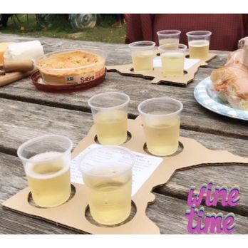 Parley Lake Winery - a picnic table full of food and drinks - Wineries Near Me - Waconia, Minnesota