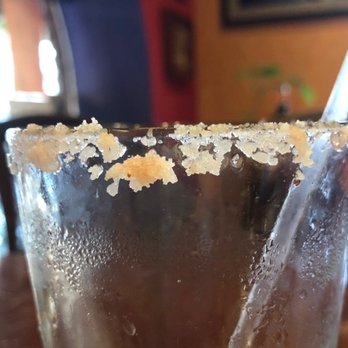 Huapangos - Huapangos: salt on margarita glass infected with red slime. - Mexican Near Me - San Diego, California Huapangos - Huapangos: salt on margarita glass infected with red slime. - Mexican Near Me - San Diego, California