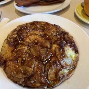 The Original Pancake House - Apple pancake .. those crispy edges are everything! And perfectly crisp bacon! - Breakfast & Brunch Near Me - Dallas, Texas The Original Pancake House - Apple pancake .. those crispy edges are everything! And perfectly crisp bacon! - Breakfast & Brunch Near Me - Dallas, Texas