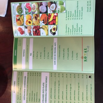 Royal Tea Cafe - To go menu - Juice Bars & Smoothies Near Me - Houston, Texas