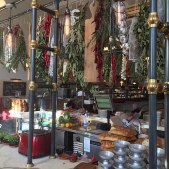 Jamie's Italian - Bread and salad prep area. - Italian Near Me - Adelaide, SA