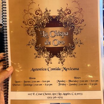 La Chispa De Oro - Mexican Near Me - Los Angeles, California La Chispa De Oro - Mexican Near Me - Los Angeles, California