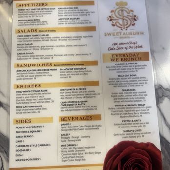 Sweet Auburn Brunch - Menu - Breakfast & Brunch Near Me - Atlanta, Georgia