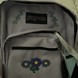 Flying Pig Embroidery - Backpack
