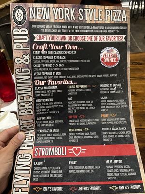 Menu photo 5 Flying Heart Brewing & Pub Natchitoches, LA