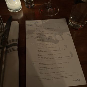 Tuome - Menu - New American Near Me - New York, New York Tuome - Menu - New American Near Me - New York, New York