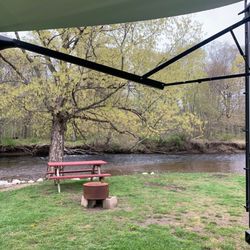 Charlie Brown Campground - River site
