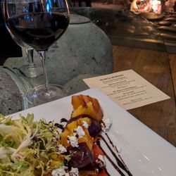 Big Water Grille - Daou Pessimist red blend with beet-citrus-goat cheese salad