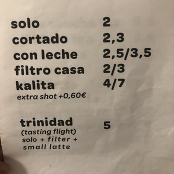 Hola Coffee - Menu - Coffee & Tea Near Me - Madrid, M