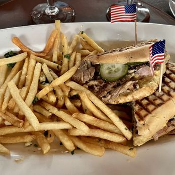 Halls Chophouse - Columbia - The Lunch Special - Cuban Sandwich with Truffle Parmesan Fries - EXCELLENT! - Steakhouses Near Me - Columbia, South Carolina Halls Chophouse - Columbia - The Lunch Special - Cuban Sandwich with Truffle Parmesan Fries - EXCELLENT! - Steakhouses Near Me - Columbia, South Carolina