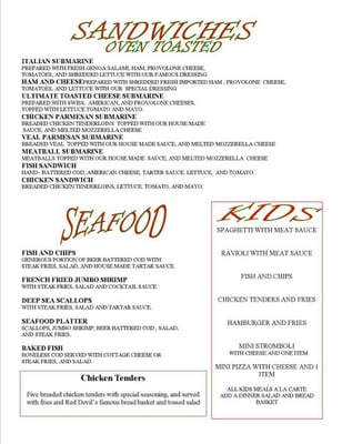 Menu photo 4 Red Devil Italian American Restaurant Holly, MI Menu photo 4 Red Devil Italian American Restaurant Holly, MI