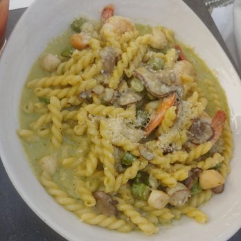 Bluewater Grill - Gemelli w/ shrimp and sea scallops - Seafood Near Me - Santa Barbara, California Bluewater Grill - Gemelli w/ shrimp and sea scallops - Seafood Near Me - Santa Barbara, California