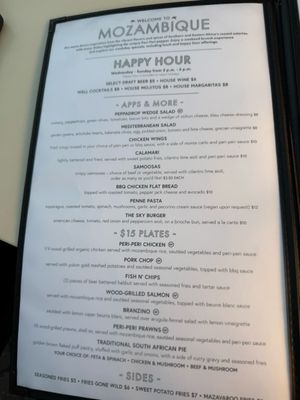 Menu photo 3 Mozambique Laguna Beach, CA