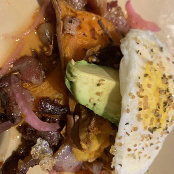 Snooze, an A.M. Eatery - Sweet Potato Bacon Smash Up* - Breakfast & Brunch Near Me - Cedar Park, Texas Snooze, an A.M. Eatery - Sweet Potato Bacon Smash Up* - Breakfast & Brunch Near Me - Cedar Park, Texas