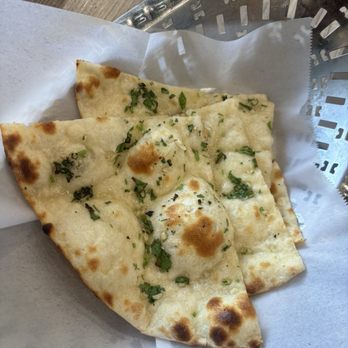 Tadka Indian Cuisine - Garlic naan - Indian Near Me - Gilroy, California