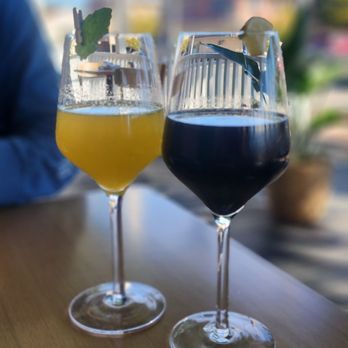 Madi - Mint mimosa and Black Magic mimosa - Breakfast & Brunch Near Me - San Diego, California