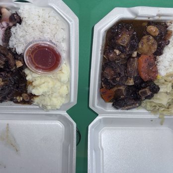 Real Real Jamaica - Oxtail Combo Plate with Anything Jerk Chicken - Caribbean Near Me - San Antonio, Texas Real Real Jamaica - Oxtail Combo Plate with Anything Jerk Chicken - Caribbean Near Me - San Antonio, Texas