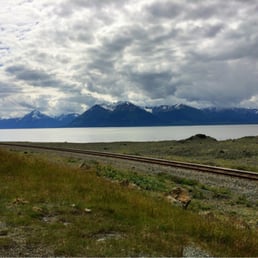 Beautiful snow capped mountains