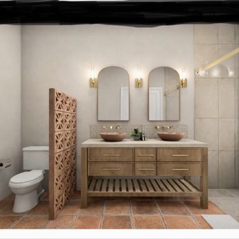 Valley Build Remodeling & Construction - 3-D image of interior bathroom - General Contractors Near Me - Simi Valley, California