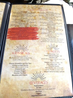 Menu photo 6 Torres Mexican Steakhouse Williamsburg, KY Menu photo 6 Torres Mexican Steakhouse Williamsburg, KY