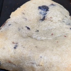 Bradbury Bros Market - Flat triangles with a doughy center.  These are supposed to be fully cooked.