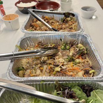 Arario - Trays of bulgogi beef and chicken, Arario salad - Korean Near Me - Reno, Nevada Arario - Trays of bulgogi beef and chicken, Arario salad - Korean Near Me - Reno, Nevada