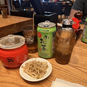 Ramen Nagi - Condiments with bean sprouts - Ramen Near Me - Arcadia, California Ramen Nagi - Condiments with bean sprouts - Ramen Near Me - Arcadia, California