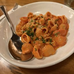 Vodka pasta was delicious Vodka pasta was delicious