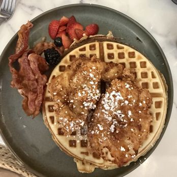 Best Cafe & Bar - Waffle with bacon, fruit, and the best chicken! - Coffee & Tea Near Me - Hot Springs, Arkansas Best Cafe & Bar - Waffle with bacon, fruit, and the best chicken! - Coffee & Tea Near Me - Hot Springs, Arkansas