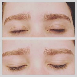 Bare Coast Waxing - Natural brows. Before and after