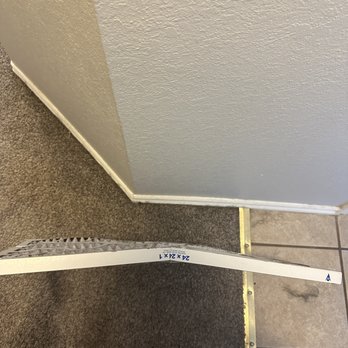 Renters Place - Broken air filter from RBP inspection - Property Management Near Me - Jenks, Oklahoma