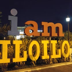 Iloilo River Esplanade - Free sign to take pictures with