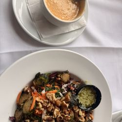 La Forge Casino Restaurant - Kale salad and lobster bisque