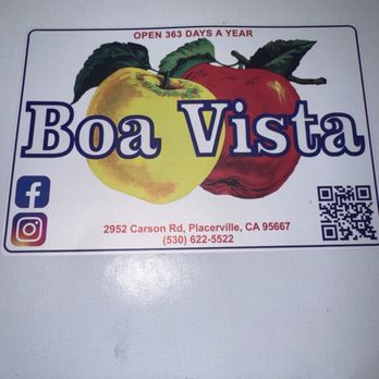 Boa Vista Orchards - Fruits & Veggies Near Me - Placerville, California