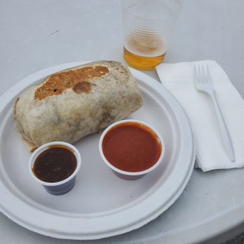 Mashita - Burrito with their sauce - Korean Near Me - Harrisonburg, Virginia