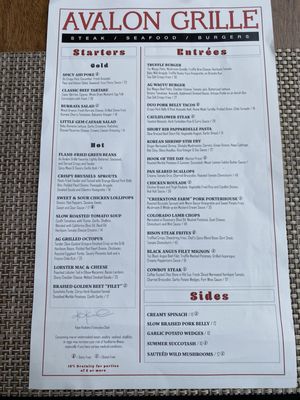 Menu photo 8 Avalon Grille Avalon, CA Menu photo 8 Avalon Grille Avalon, CA
