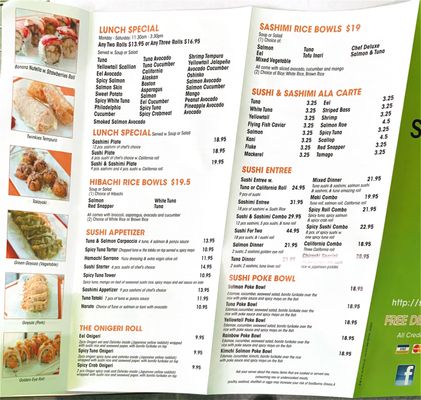 Menu photo 2 Sushi Yoshi Brooklyn, NY Menu photo 2 Sushi Yoshi Brooklyn, NY