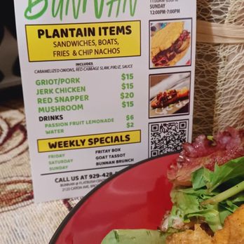 Bunnan - Lil menu - Haitian Near Me - Brooklyn, New York
